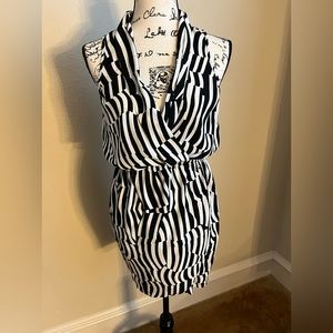 Black and white dress